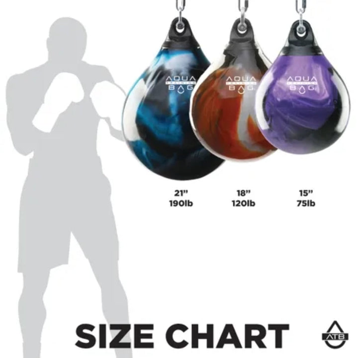 21" 190lb. Aqua Punching Bag - Purple Crush