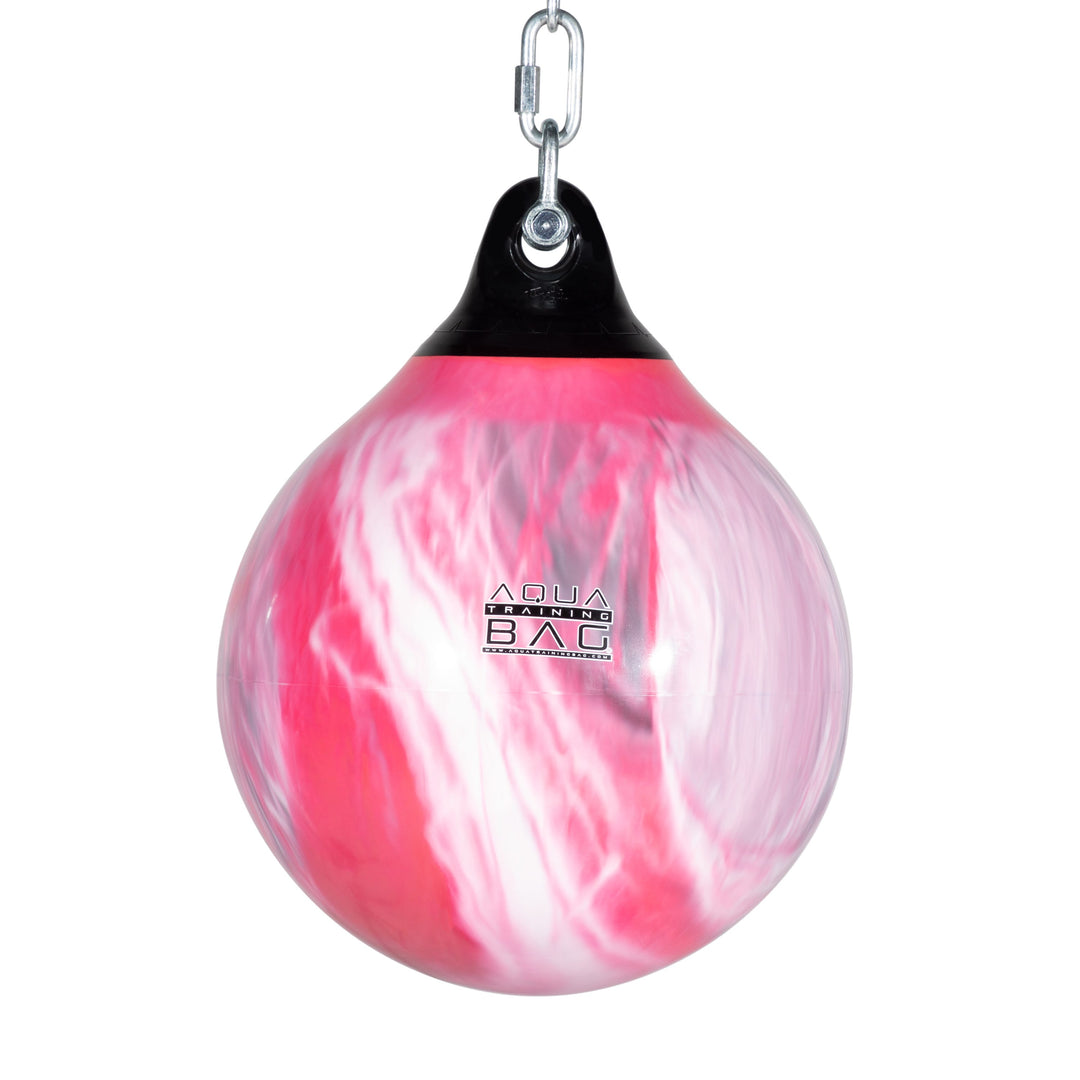 15" 75lb Aqua Punching Bag - Power Punch Pink