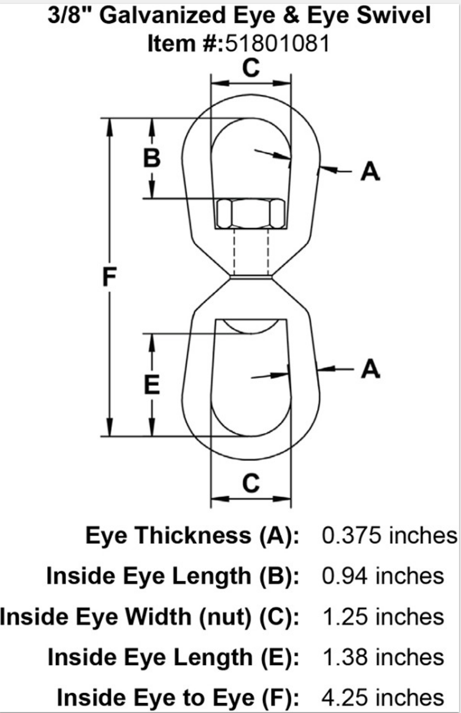 1 Swivel with 2 Snap Links